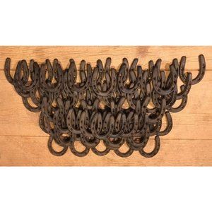 One Hundred (100) Small 3" Cast Iron Horseshoes One Hundred (100) 0170-05209